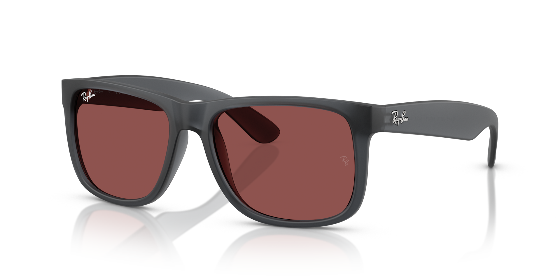 Ray-Ban Justin Classic S (54 - 16) with Violet lenses and Grey