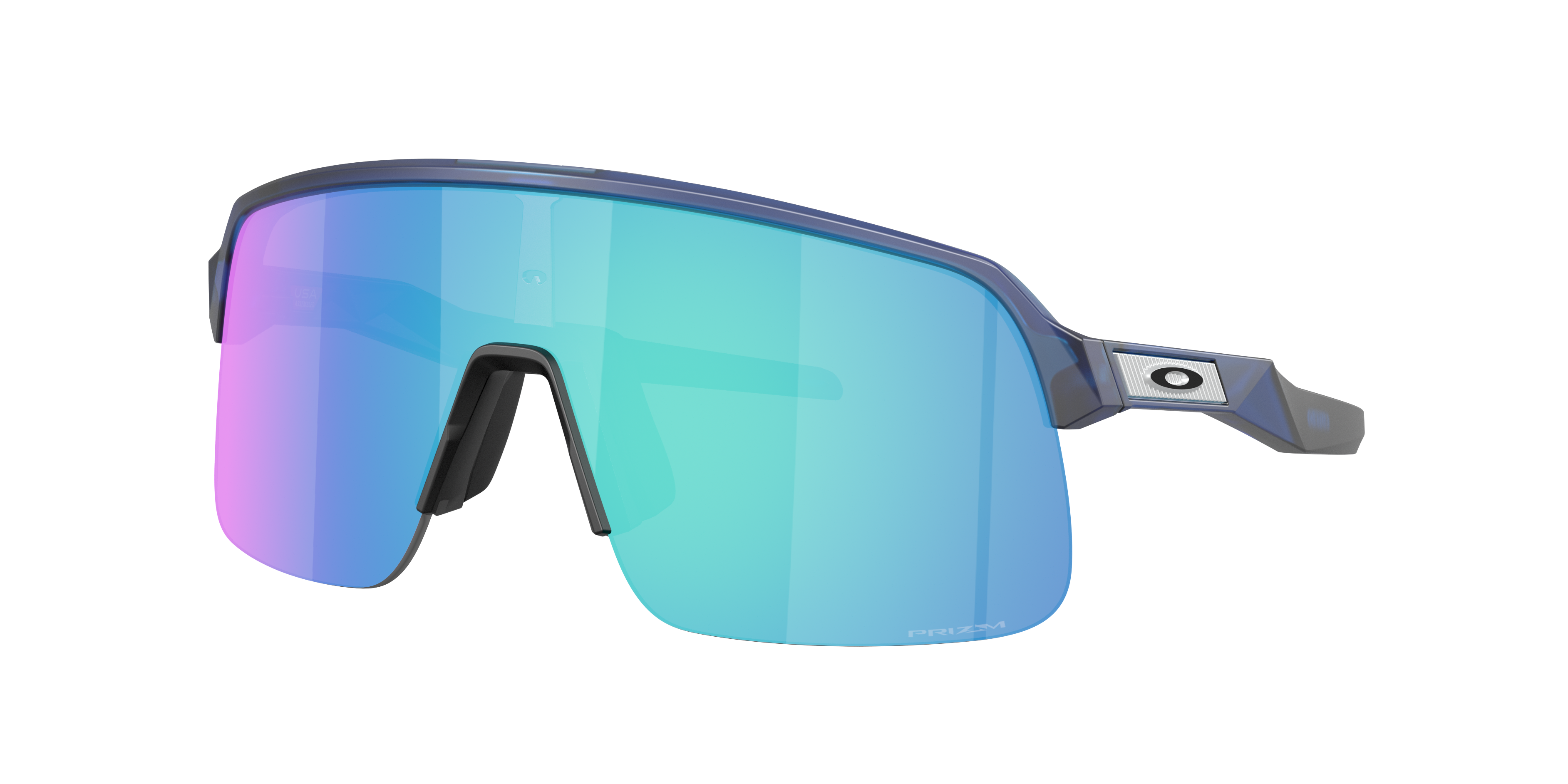Oakley Unisex Sunglass Sutro™ Lite S -  Frame color: Matte Transparent Blue, Lens color: Prizm Sapphire