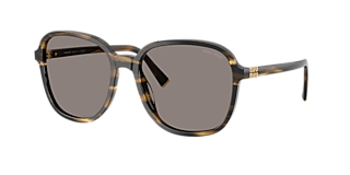 Miu Miu MU 12ZS M (56 - 16) with Brown lenses and Beige frame