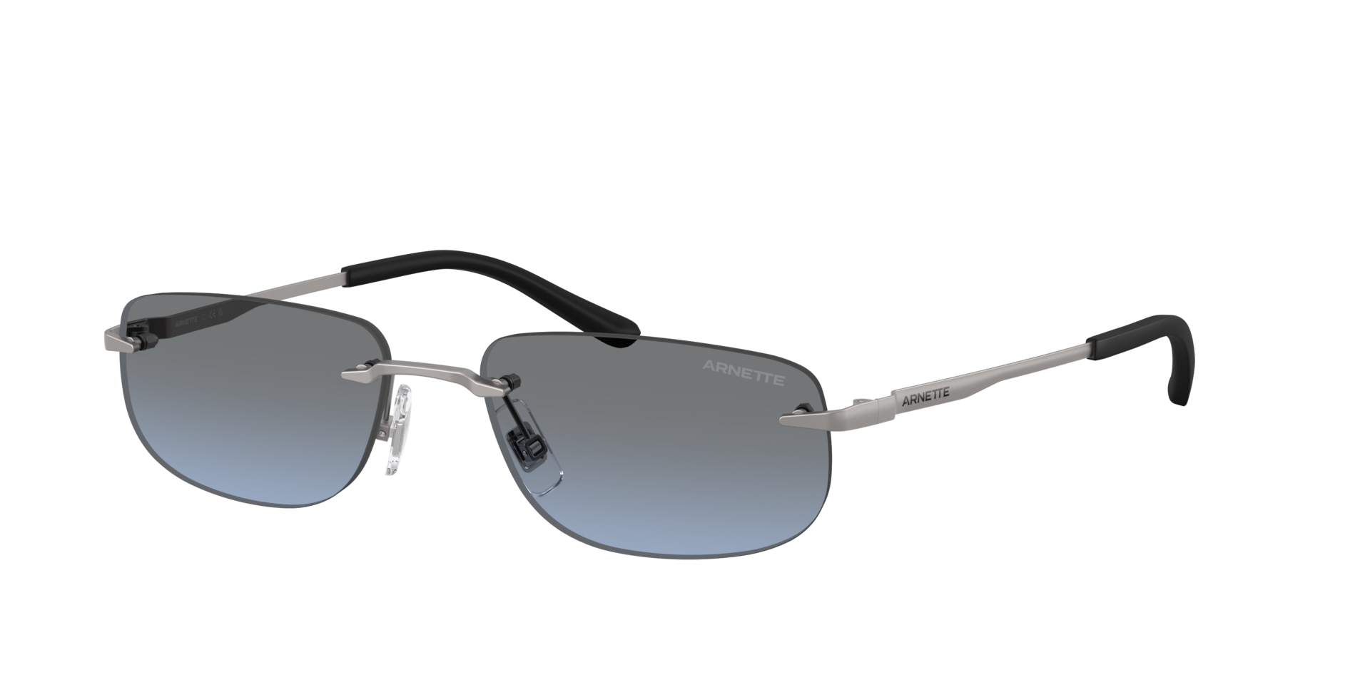 Arnette Man Sunglass AN3096 - Frame color: Matte Gunmetal, Lens color: Blue Gradient Grey