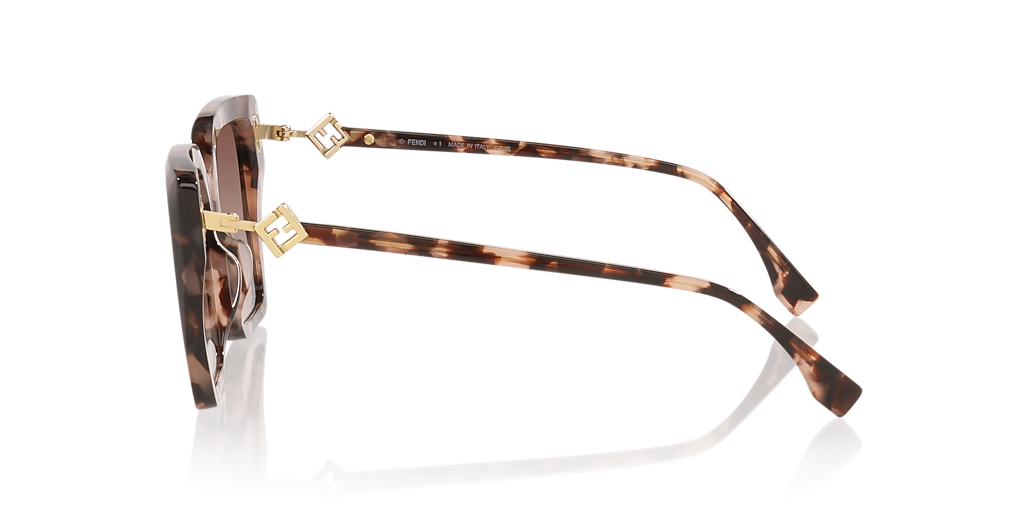 Fendi Ff Diamonds FE40161I S (54 - 18) with Brown lenses and  display picture 3
