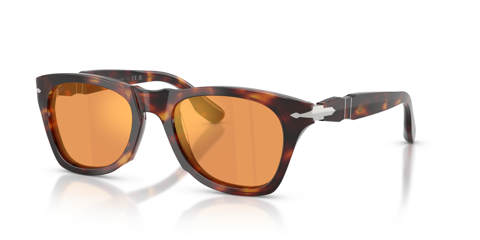 Persol PO8001S M (51 - 19) with Orange lenses and Tortoise frame