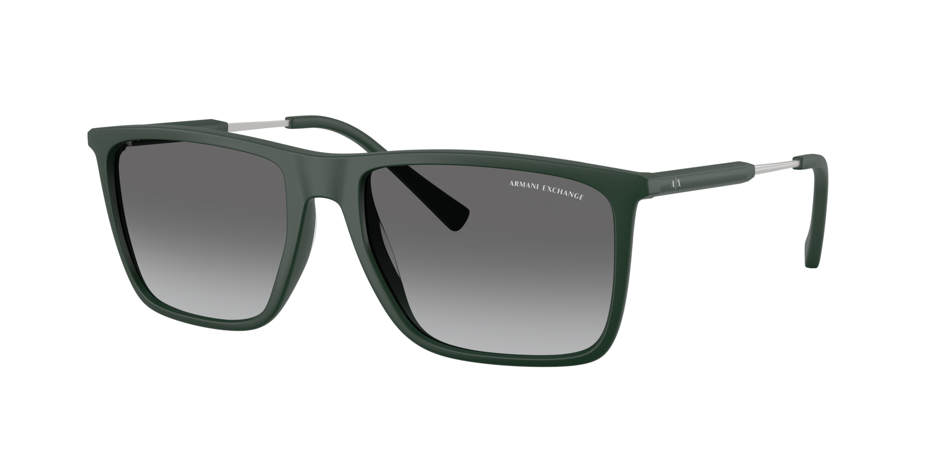 Armani Exchange Man Sunglass AX4160SF -  Frame color: Matte Dark Green, Lens color: Gradient Grey