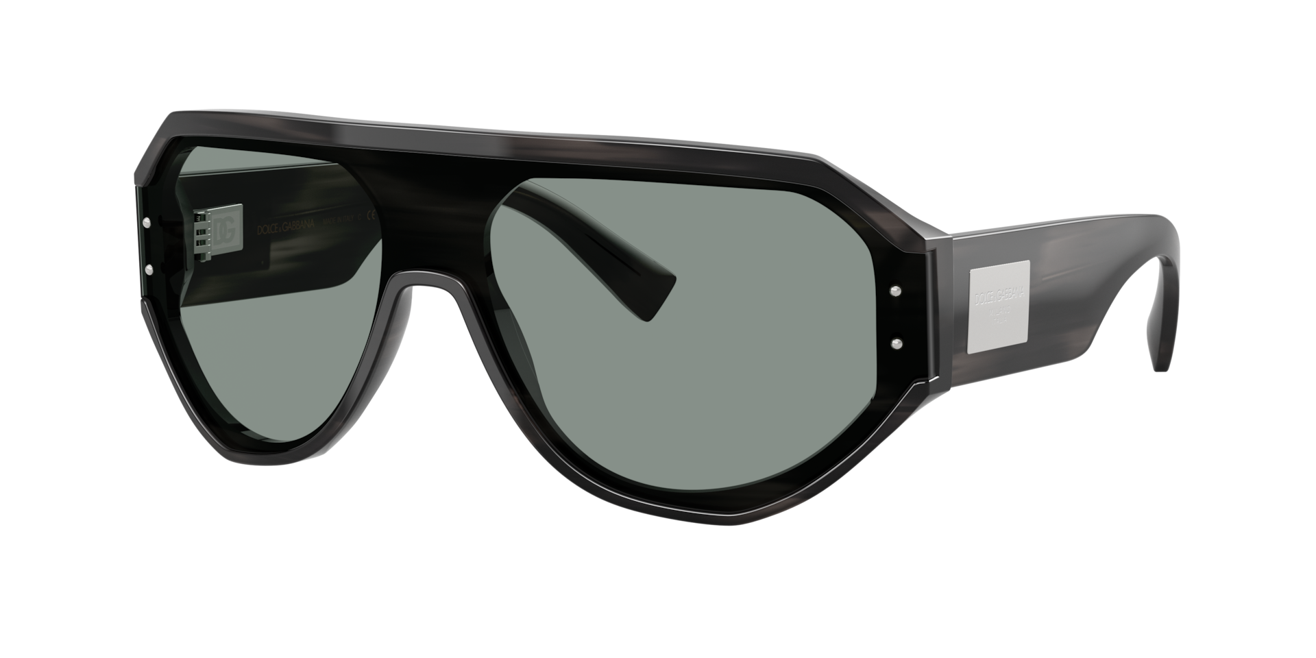 DolceGabbana Homme Sunglass DG4481 - Couleur du Monture Ray Gris Couleur de Lentille Gris 184 €