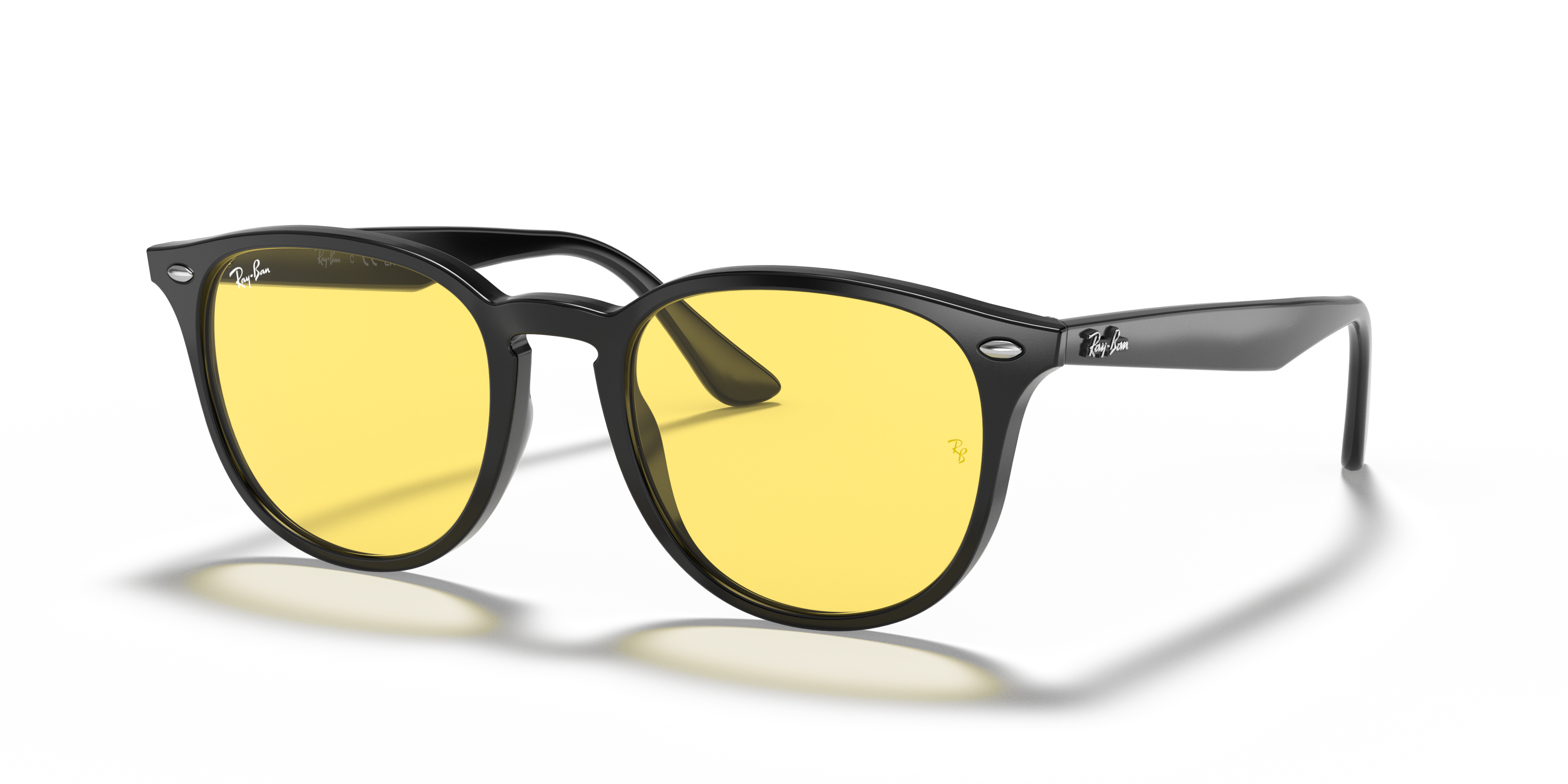Ray-Ban RB4259 L (53 - 20) with Yellow lenses and Black frame