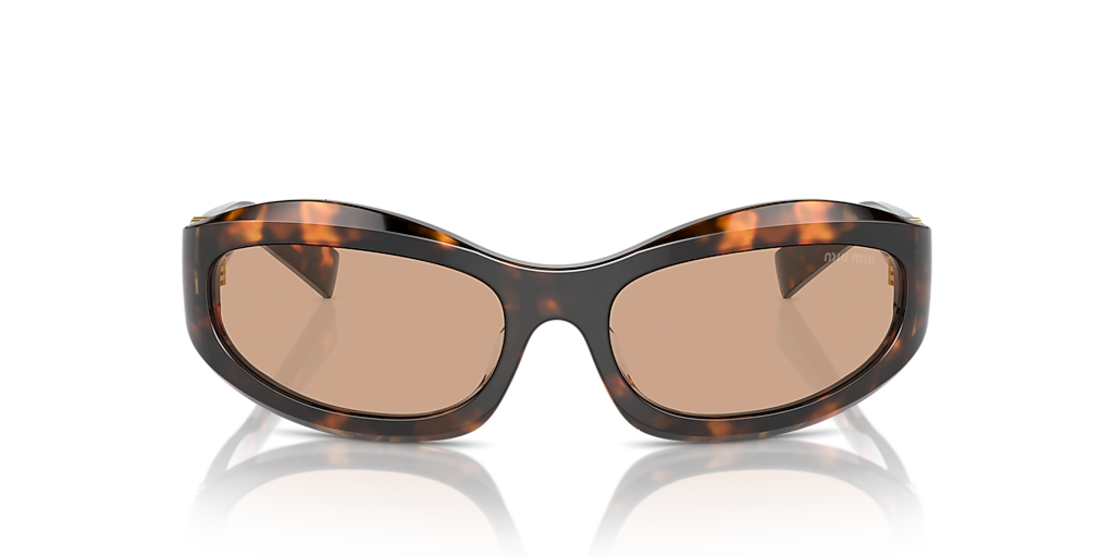 Miu Miu MU 14ZS S (59 - 17) with Brown lenses and Tortoise frame