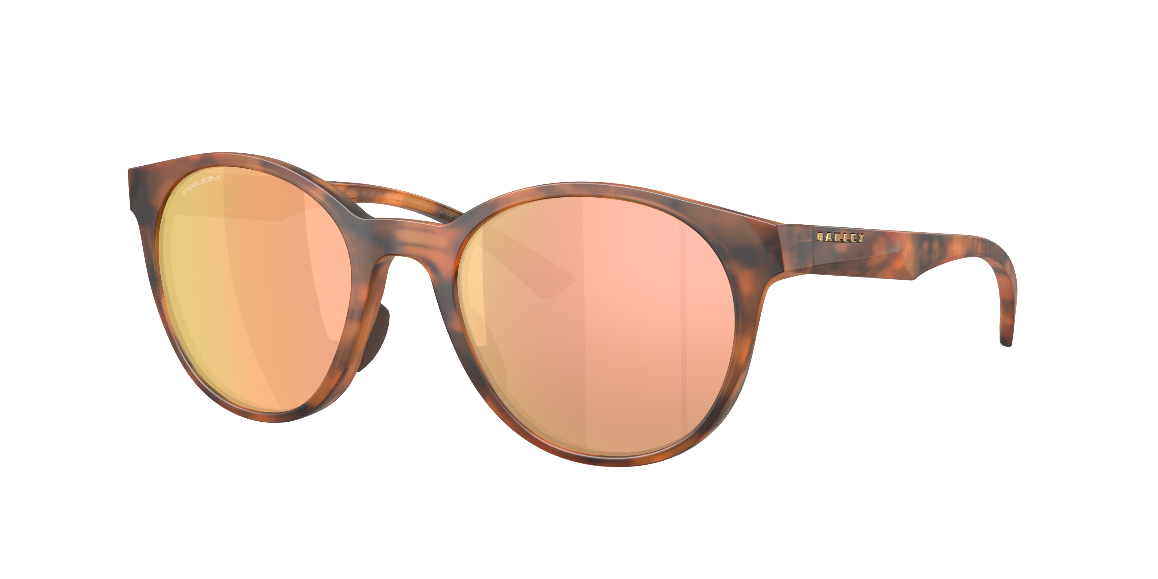 Oakley Woman Sunglass Spindrift -  Frame color: Matt Ginger Tortoise, Lens color: Prizm Rose Gold