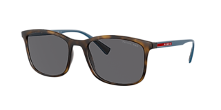 Prada Linea Rossa PS A51S XL (57 - 18) with Grey lenses and Black