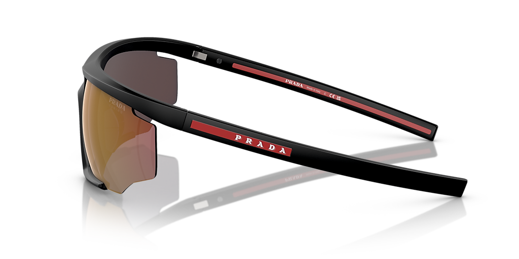 Prada Linea Rossa PS 07YS XXL (76 - 12) with Orange lenses and