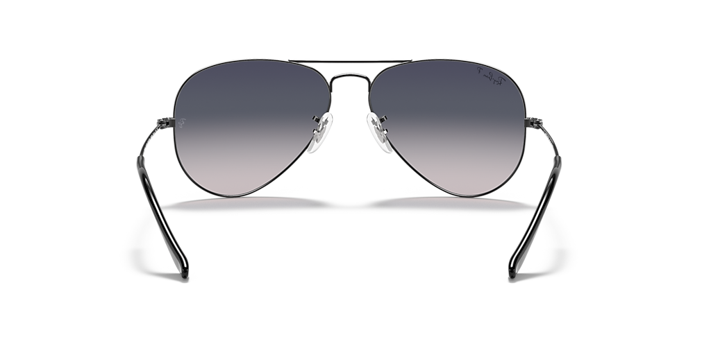 Ray-Ban シューター サングラス 58◻︎14 Ray-Ban Aviator Gradient XL (58 - 14) with Blue lenses and Grey