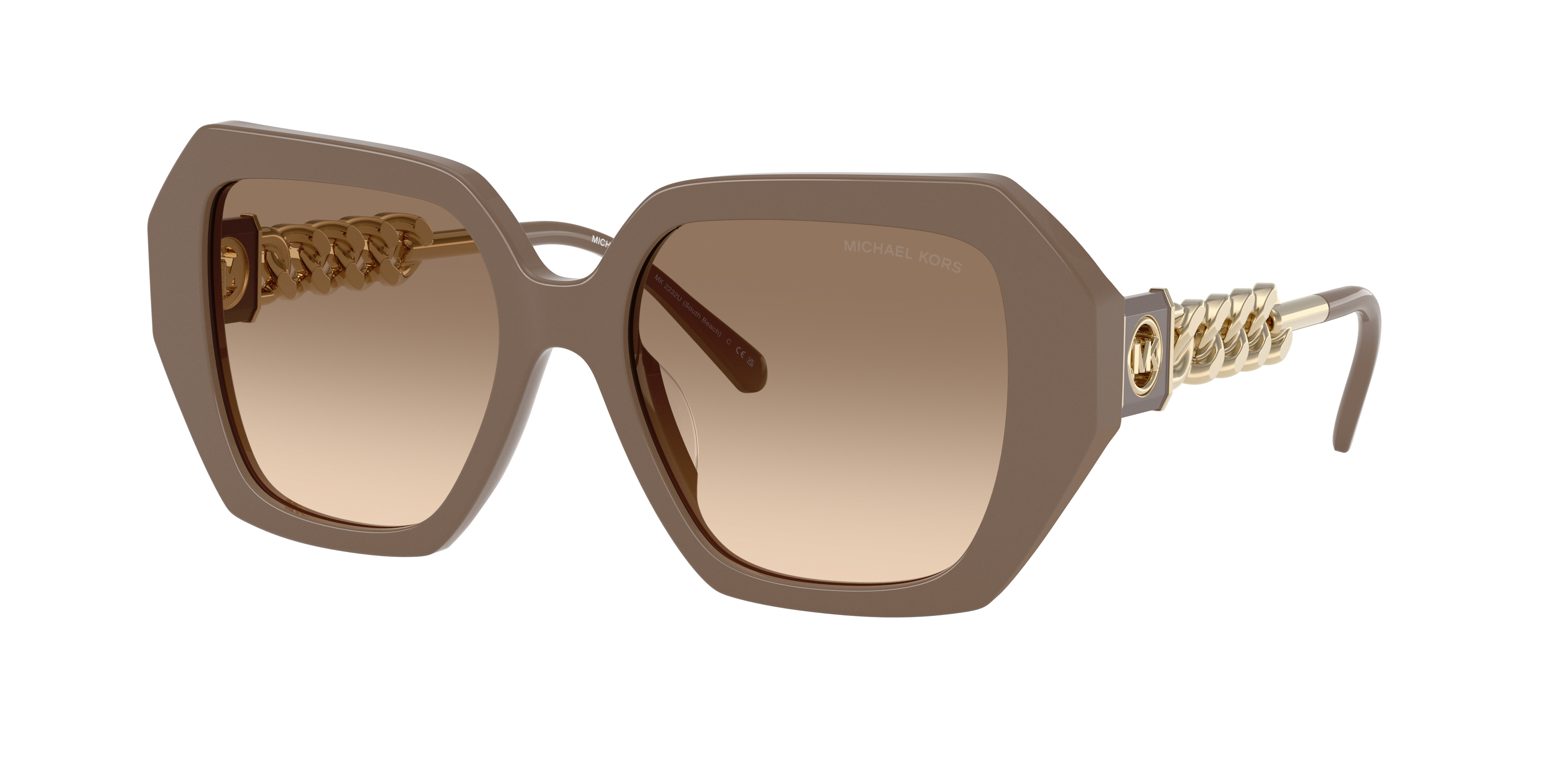 Michael Kors Woman Sunglass South Beach -  Frame color: Ash, Lens color: Ash Gradient