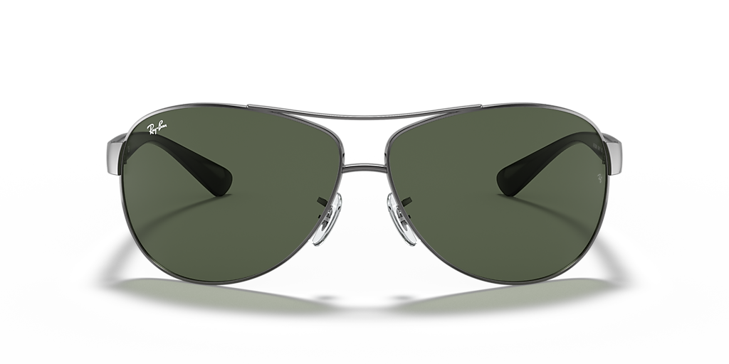 美品　Ray-Ban RB3386 Ray-Ban RB3386 XXL (67 - 13) with Green lenses and Grey frame