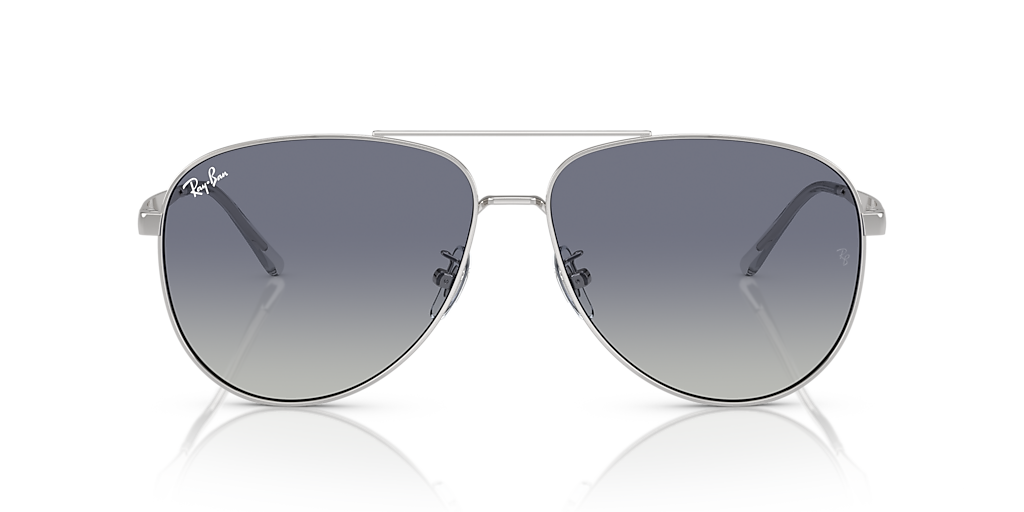 Ray-Ban RB3712D XXL (62 - 14) with Grey lenses and Silver frame