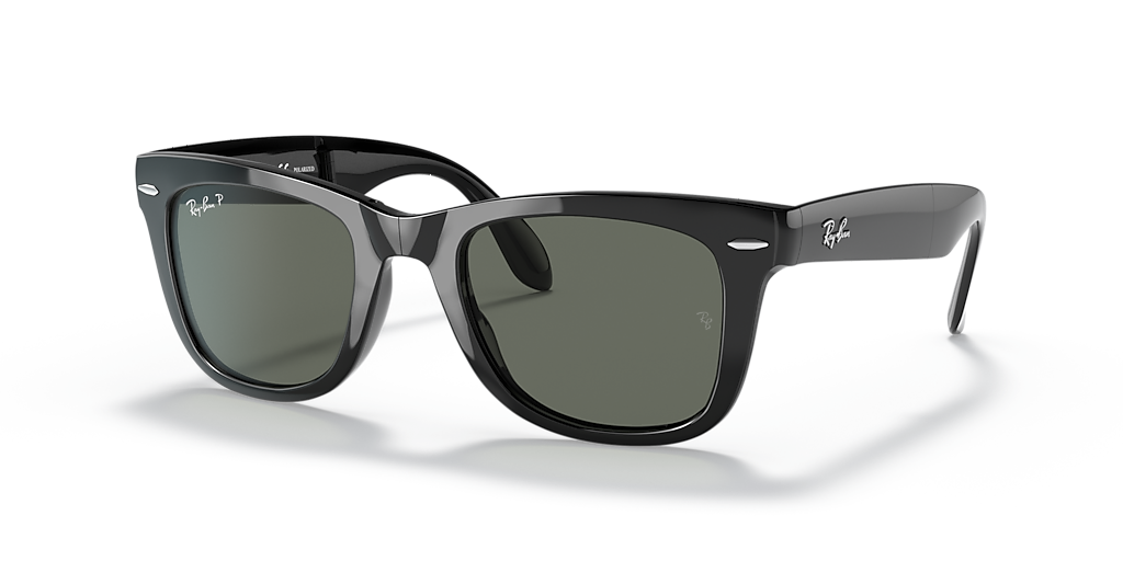 Ray-Ban Wayfarer Folding Classic XL (54 - 20) with Green lenses