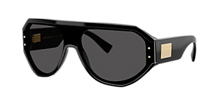 Dolce&Gabbana DG4503 XL (57 - 19) with Grey lenses and Black frame