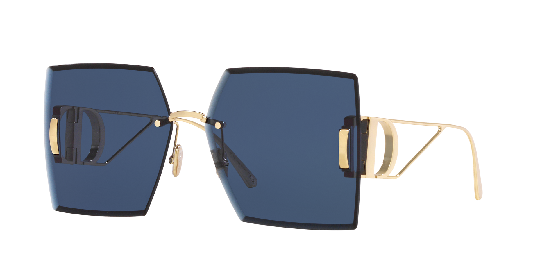 DIOR Woman Sunglass 30Montaigne S7U -  Frame color: Gold Shiny, Lens color: Blue