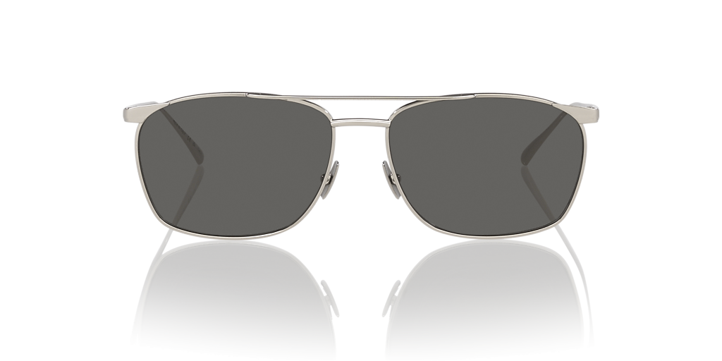 Saint Laurent SL 796 M (57 - 15) with Grey lenses and Silver frame