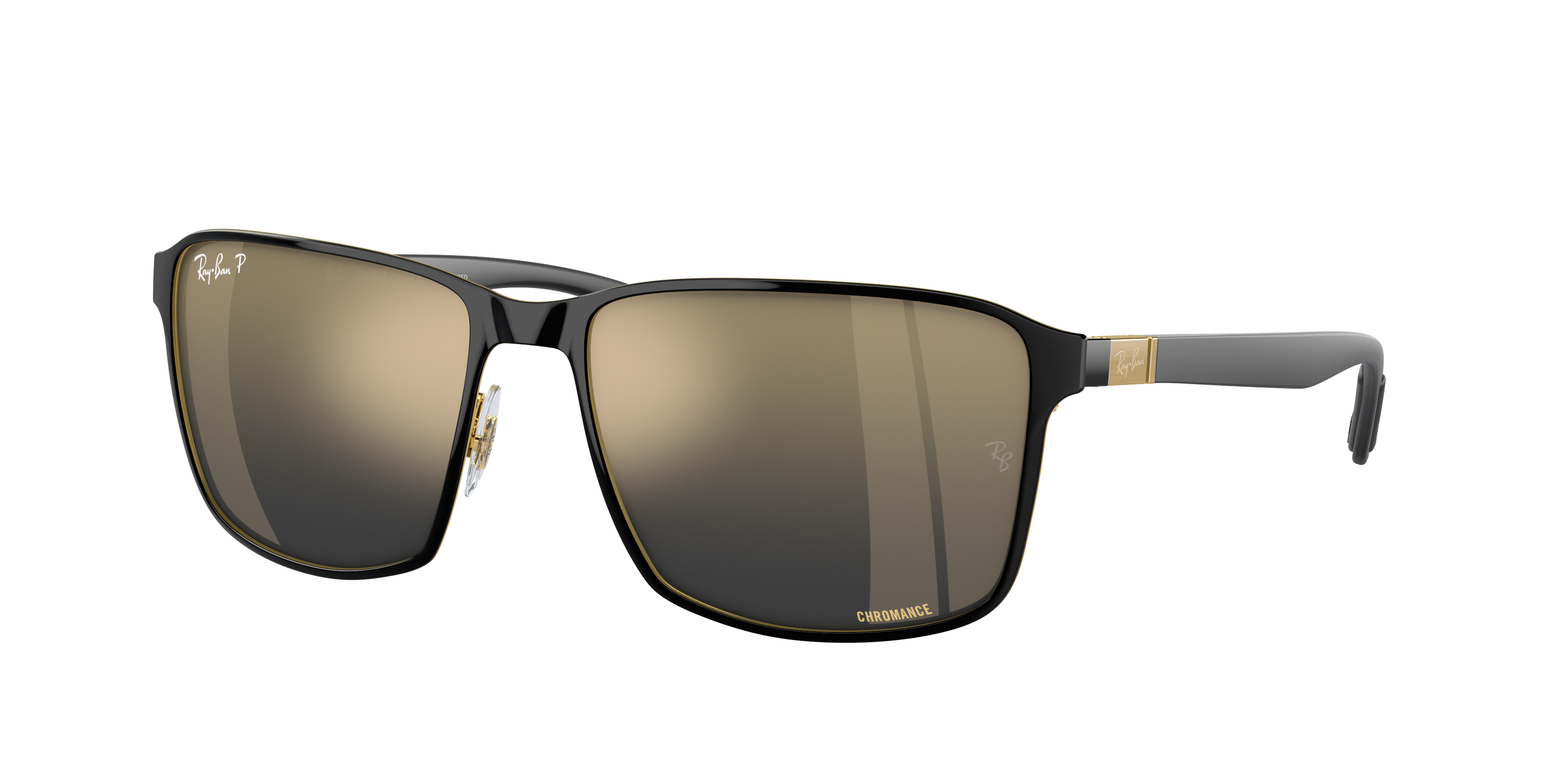 Ray-Ban RB3721 Polarized+ Lenses XXL (59 - 17) with Blue lenses