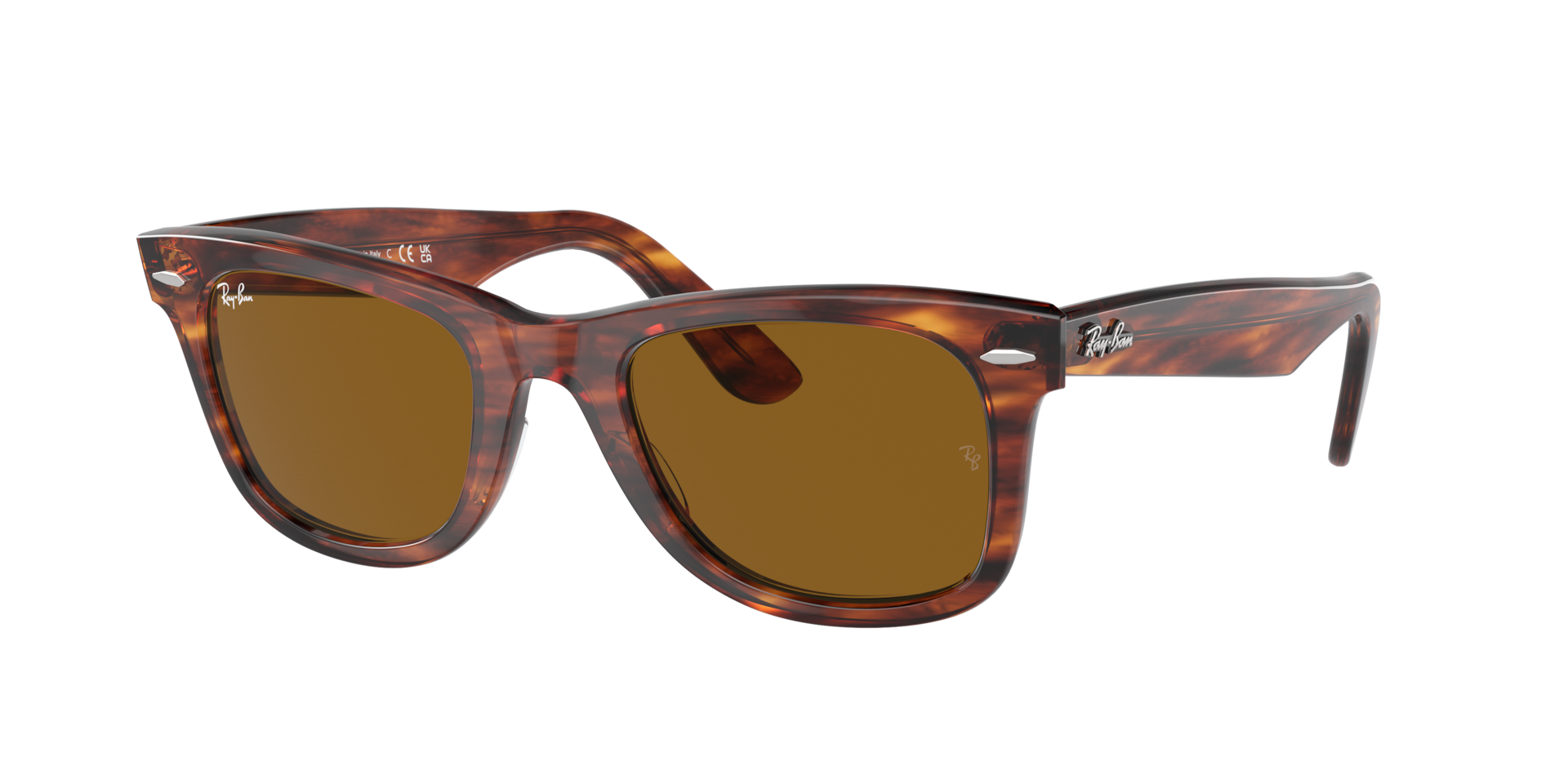 Ray-Ban Original Wayfarer Classic L (50 - 22) with Brown lenses