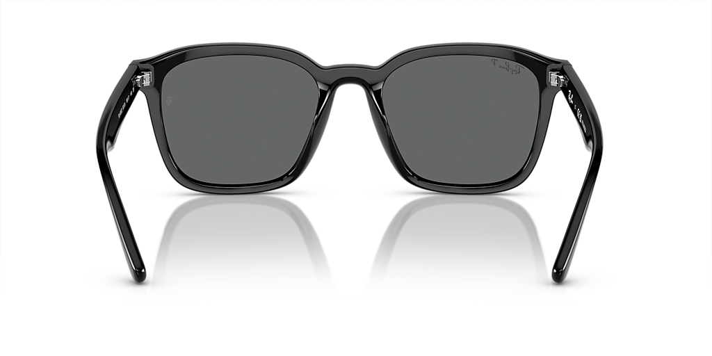 Ray-Ban RB4392D XXL (66 - 17) with Grey lenses and Black frame