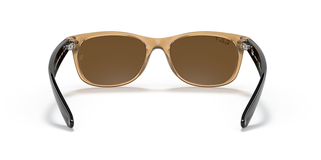Ray-Ban New Wayfarer Bicolor M (55 - 18) with Brown lenses and