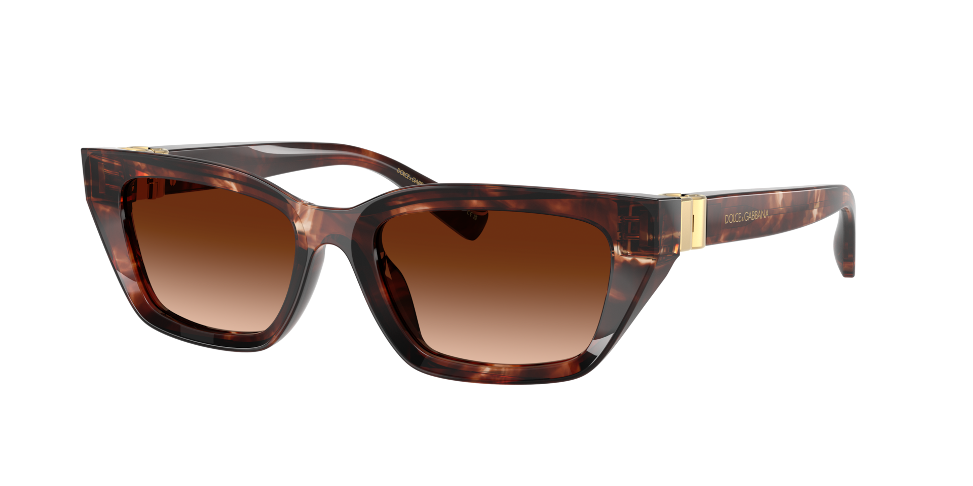 Dolce&Gabbana DG4532 S (53 - 18) with Brown lenses and Red frame