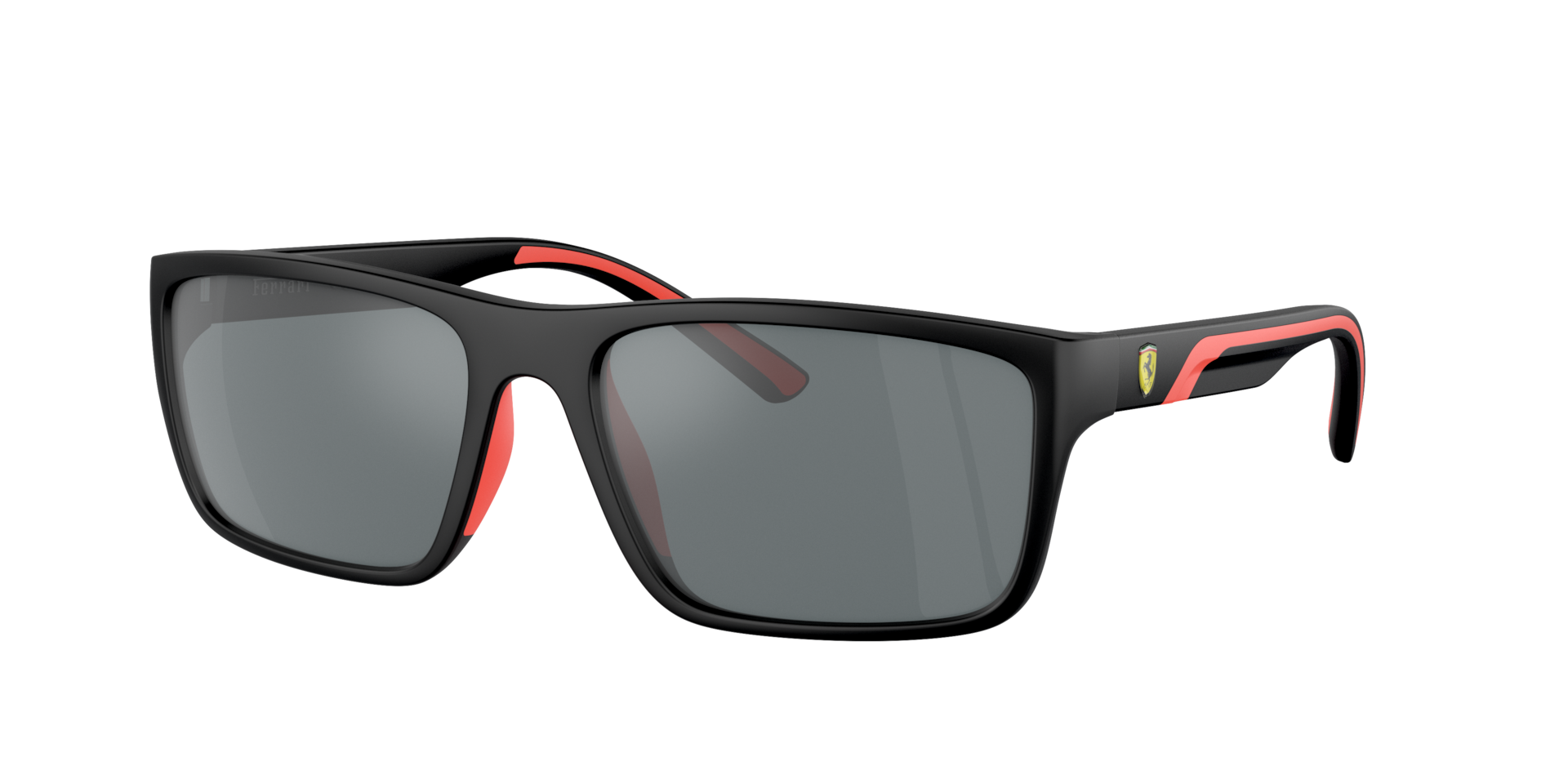 Scuderia Ferrari Homme Sunglass FZ6003U - Couleur du Monture Noir mat Couleur de Lentille Noir effet miroir gris 105 €