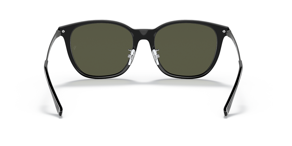Ray-Ban RB4333D XXL (55 - 17) with Green lenses and Black frame