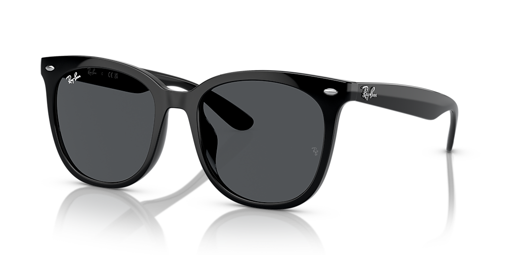 Ray-Ban RB4379D L (55 - 19) with Grey lenses and Black frame