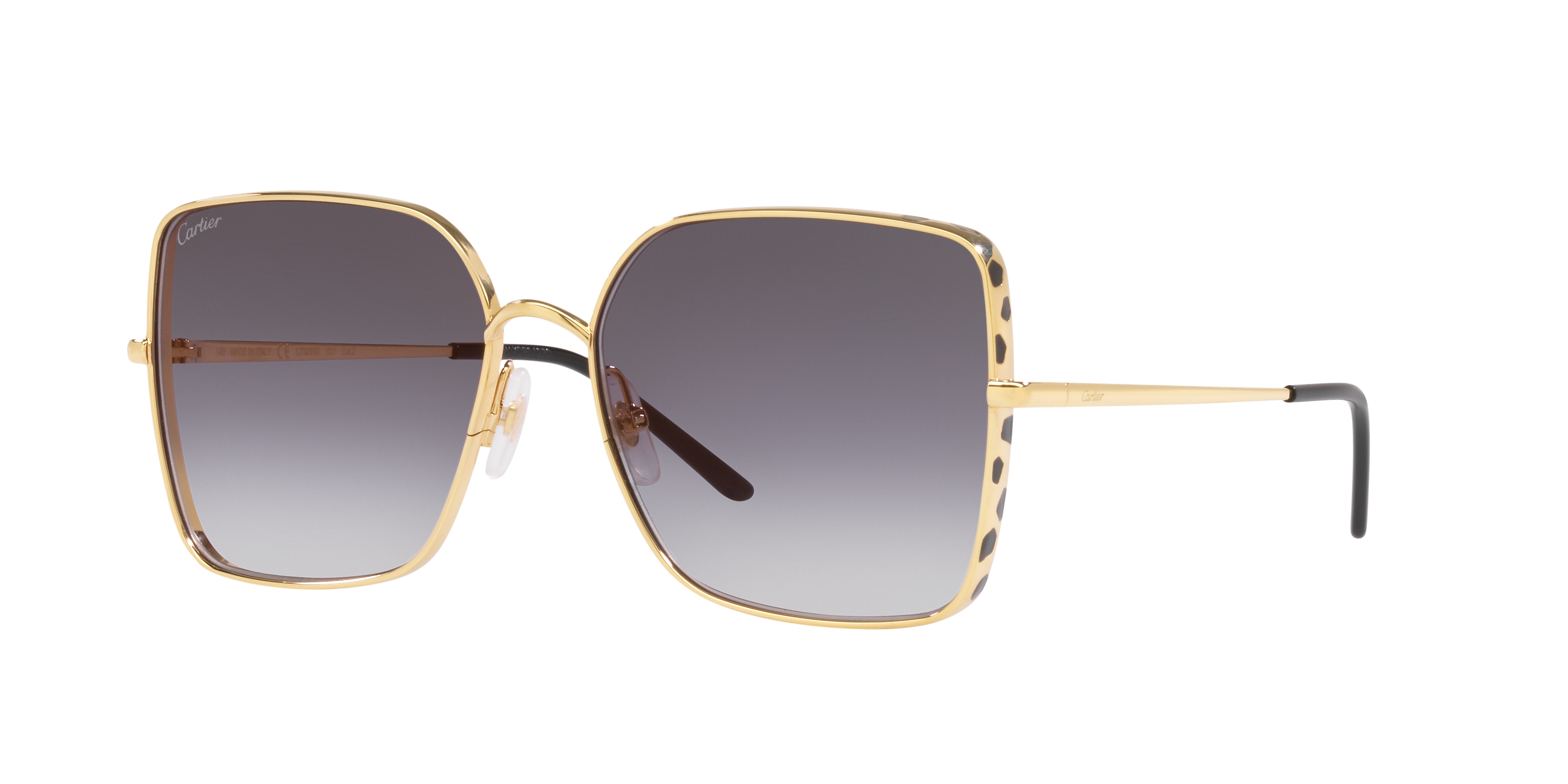 Cartier Woman Sunglass CT0299S -  Frame color: Gold, Lens color: Grey