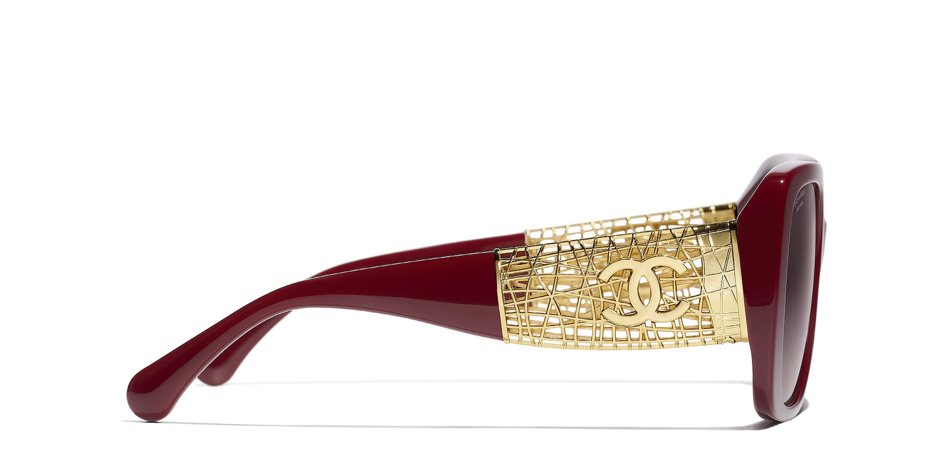 Chanel Square Sunglasses CH5532 L (54 - 19) with Pink lenses and