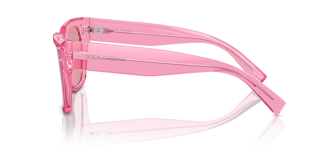 Pink DOLCE & Gabbana,Sunglasses with Matching Coiled Cord Dolce & Gabbana Dg 2298b Women Pink Shield Sunglasses  main image 3