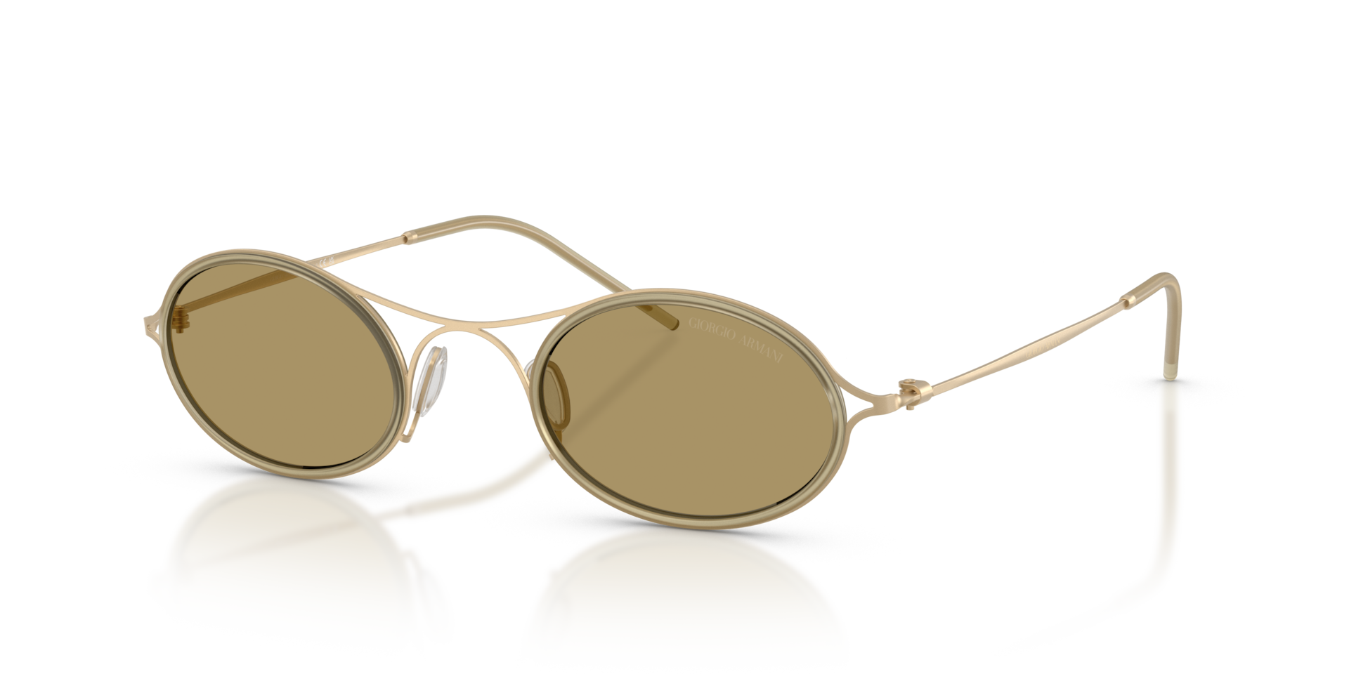Giorgio Armani AR6187 M (48 - 25) with Green lenses and Black