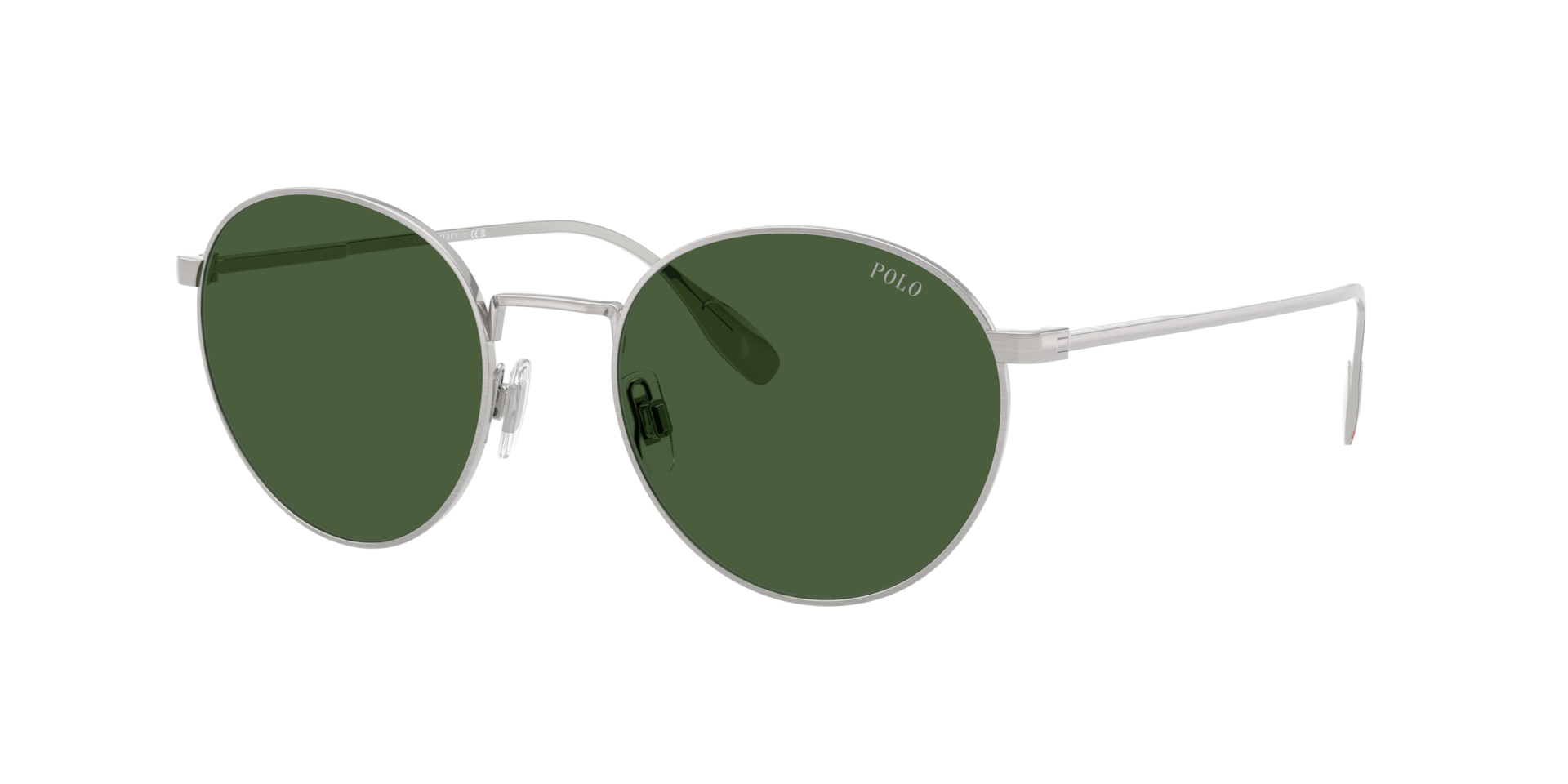 Polo Ralph Lauren Homme Sunglass PH3158 - Couleur du Monture: Agent brossé, Couleur de Lentille: Vert bouteille