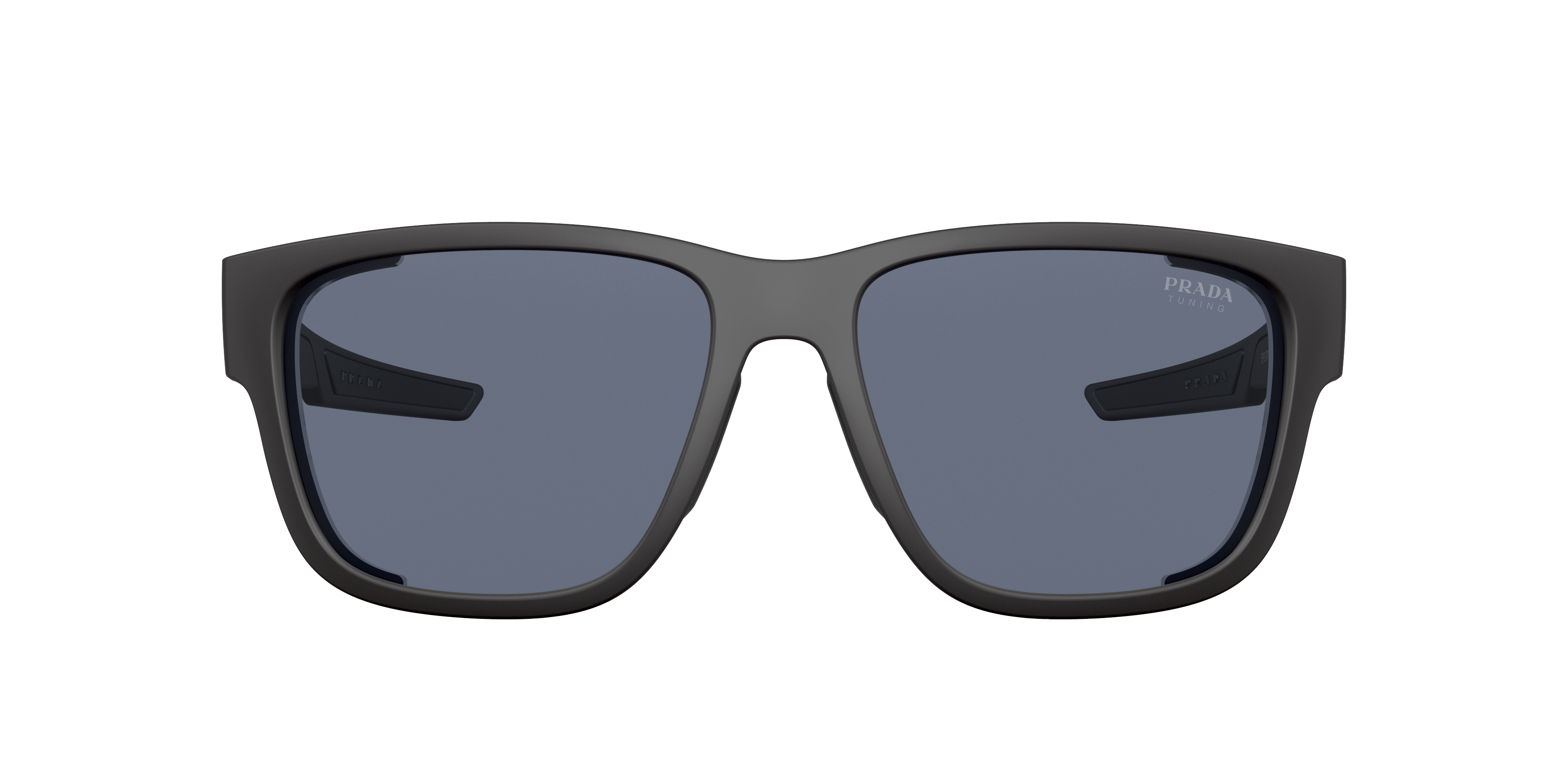 Prada Linea Rossa PS 07WS XXL (59 - 17) with Blue lenses and Black