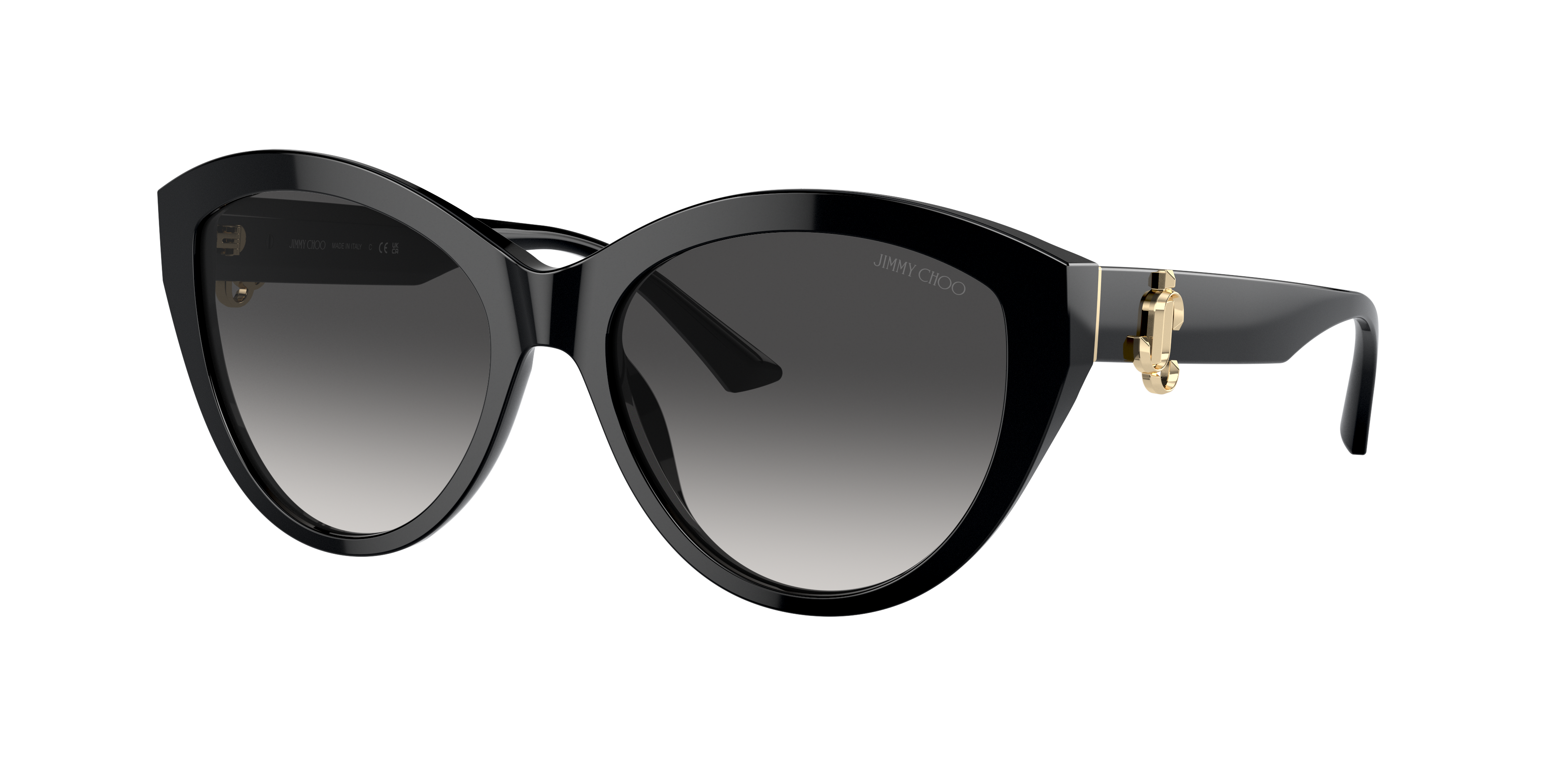 Jimmy Choo JC5007 M (55 - 17) with Grey lenses and Black frame