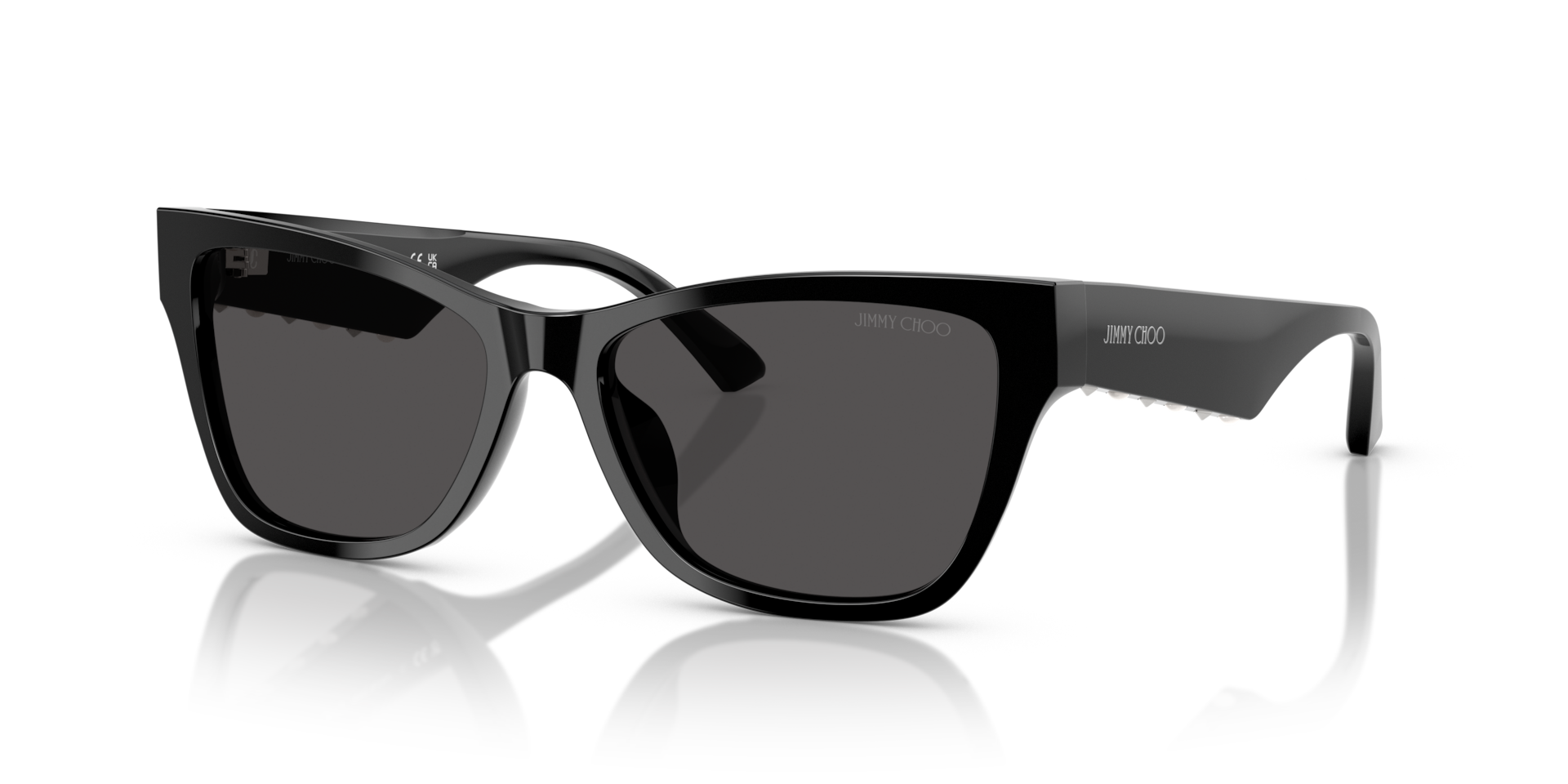Jimmy Choo JC5024HU S (55 - 16) with Grey lenses and Black frame