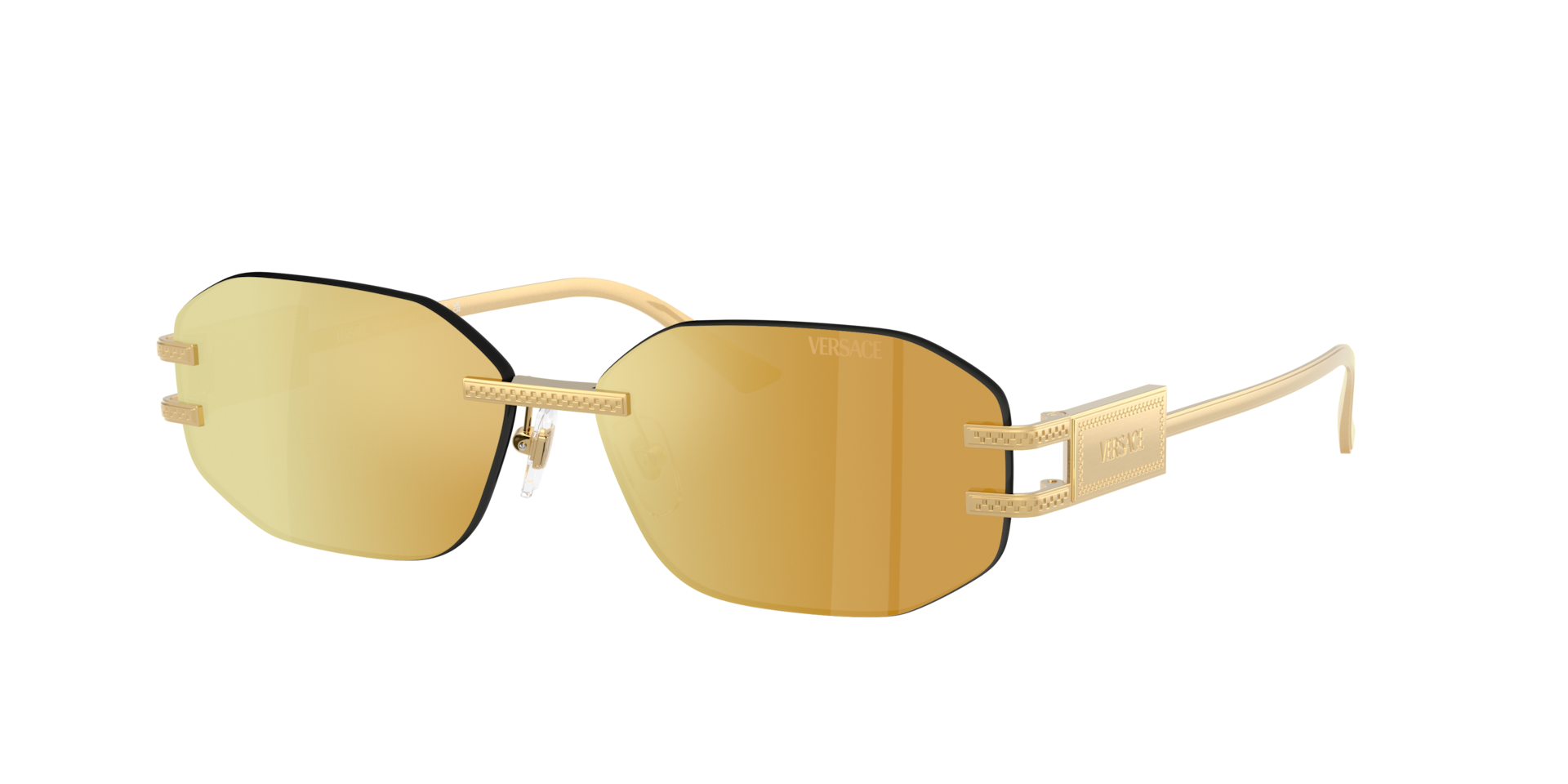 Versace Woman Sunglass VE2274 -  Frame color: Gold, Lens color: Brown Mirror Gold