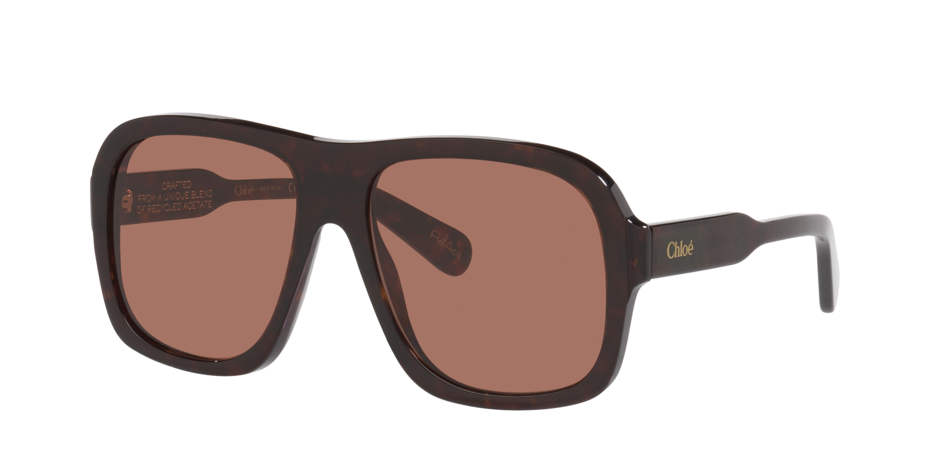 Chloé CH0331S L (58 - 17) with Brown lenses and Tortoise frame