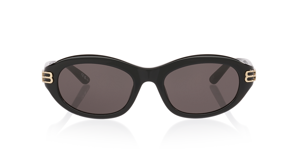 Balenciaga BB0434SK XL (55 - 20) with Grey lenses and Black frame
