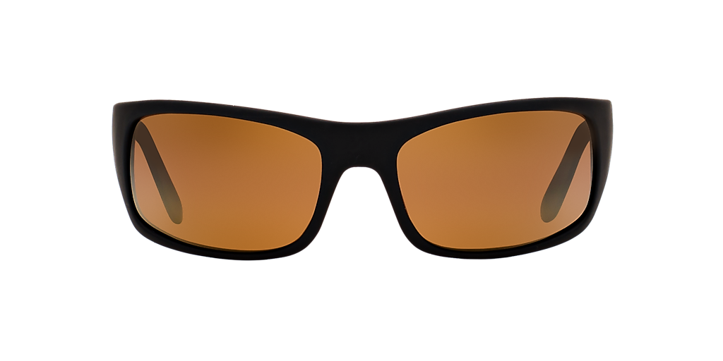 Maui Jim Black Frame Sunglasses with Brown Lenses Maui Jim Stingray 103 Gloss Black with HCL® Bronze Polarized  main image 3