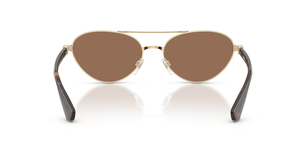 Burberry BE3165 XL (58 - 17) with Brown lenses and Gold frame