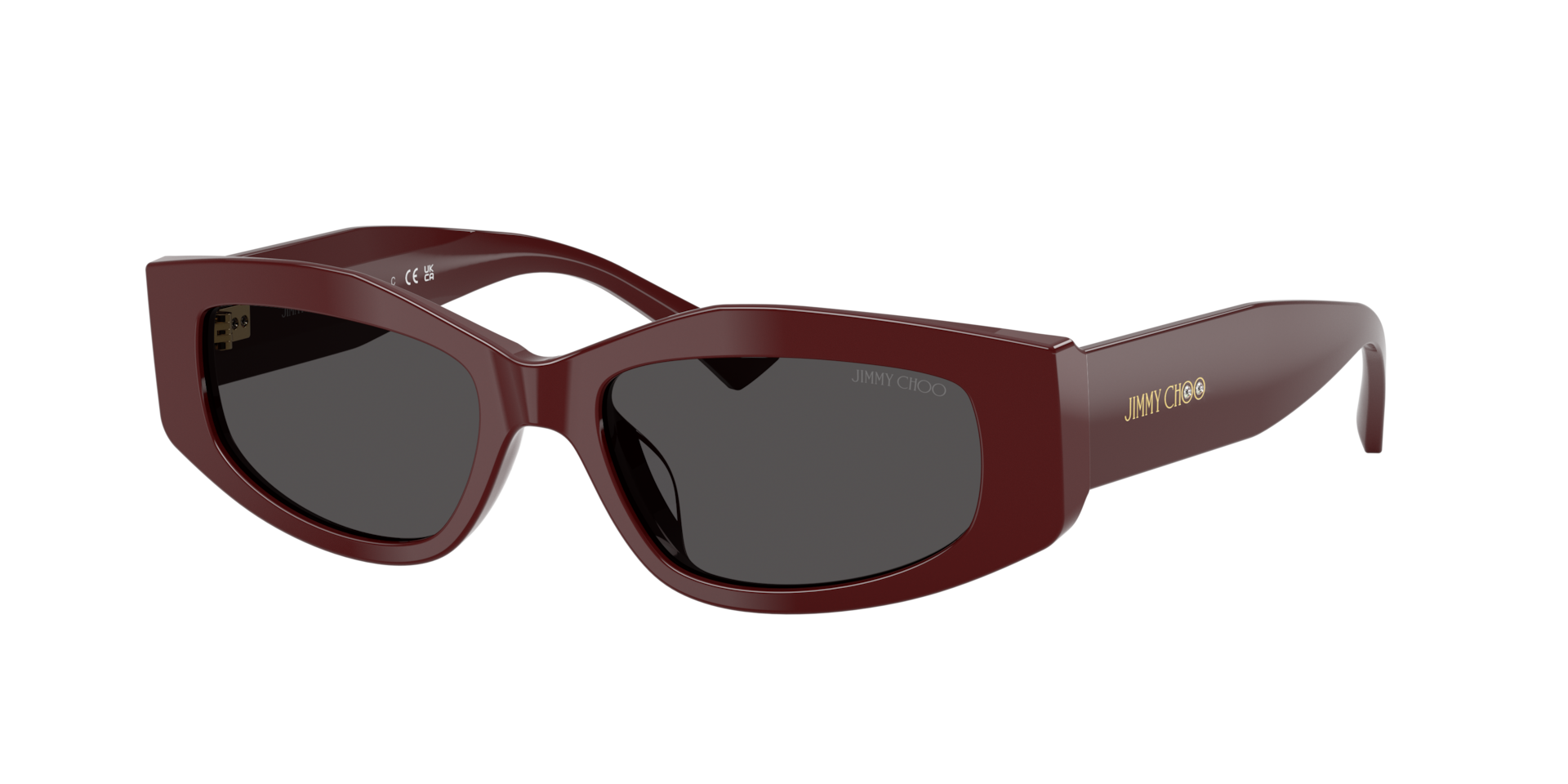 Jimmy Choo Woman Sunglass JC5046BU -  Frame color: Cranberry, Lens color: Dark Grey