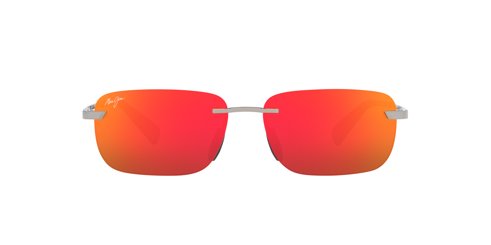 Maui Jim Lanakila L (59 - 15) with Red lenses and Silver frame