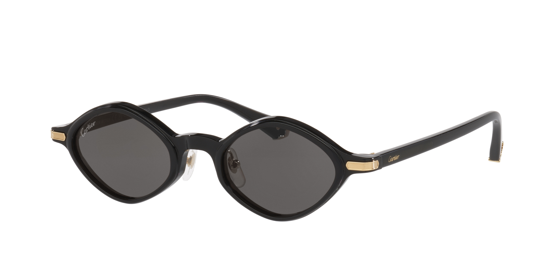 Cartier Unisex Sunglass CT0540S - Couleur du Monture: Noir, Couleur de Lentille: Gris