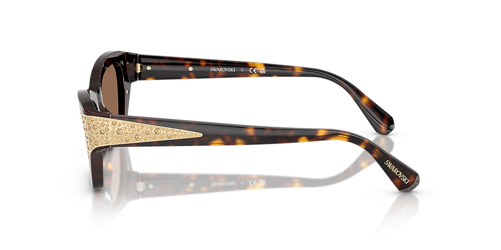 Swarovski SK6029 XL (53 - 18) with Brown lenses and Brown frame