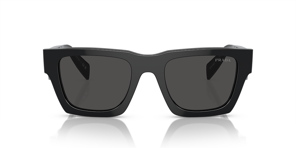 Prada PR A06SF L (54 - 19) with Grey lenses and Black frame