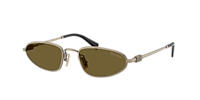 Miu Miu MU A52S M (52 - 19) with Brown lenses and Gold frame  display picture 1