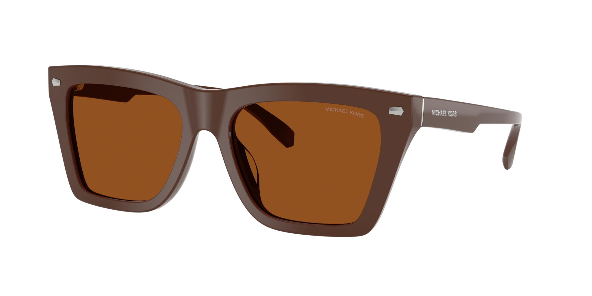 Michael Kors Homme Sunglass Pebble Beach - Couleur du Monture Noix de muscade uni Couleur de Lentille Marron uni 69 €