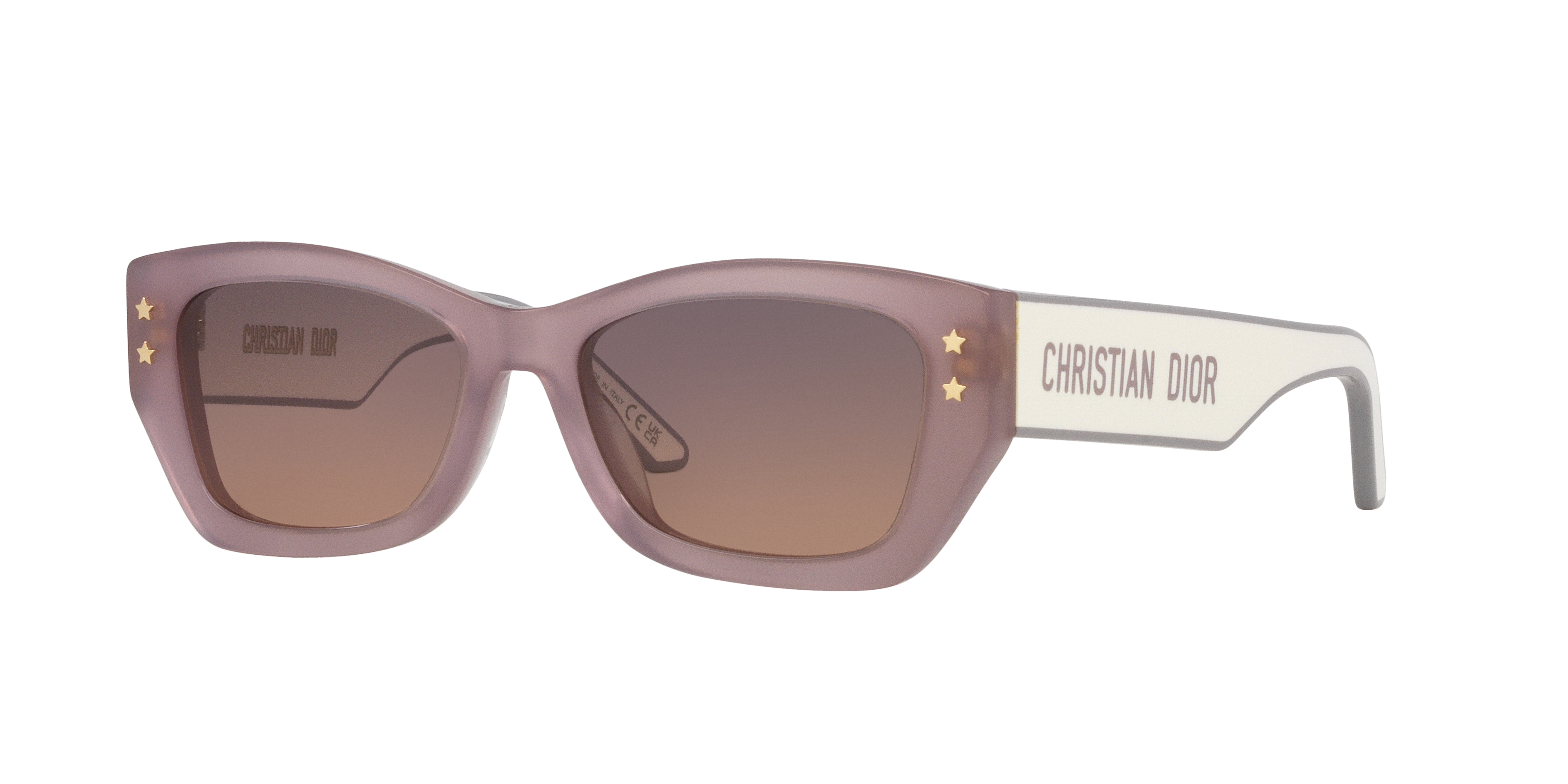 DIOR Cd40113U XS (53 - 17) with Violet lenses and Grey frame